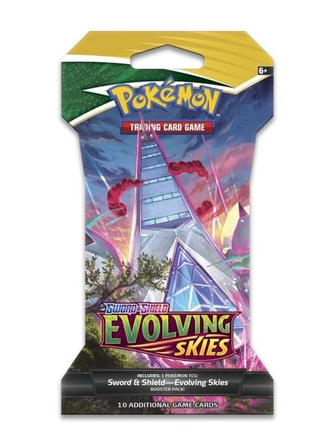 Pokémon TCG: Sword & Shield-Evolving Skies Sleeved Booster Pack (10 Cards)