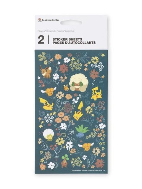 Pikachu Botanical Sticker Sheets (2-Pack)