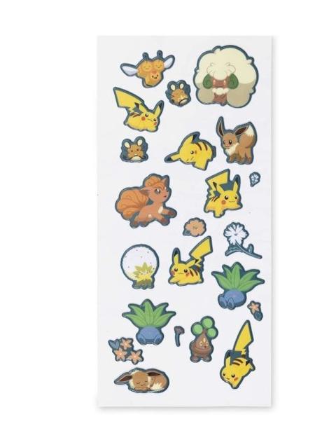 Pikachu Botanical Puffy Sticker Sheet