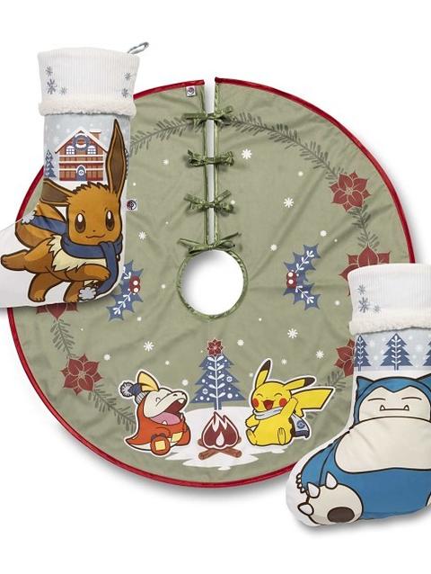 Pokémon Holiday Stockings & Tree Skirt Bundle