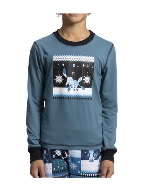 Glaceon Blue Long-Sleeve T-Shirt - Youth