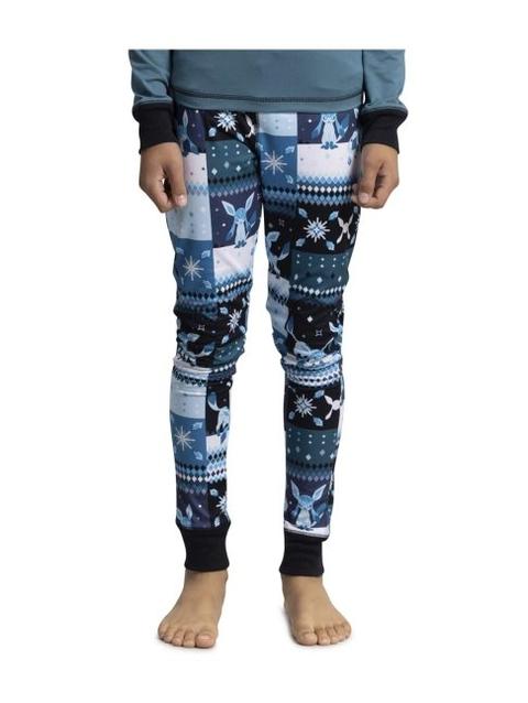 Glaceon Blue & Black Pajama Pants - Youth