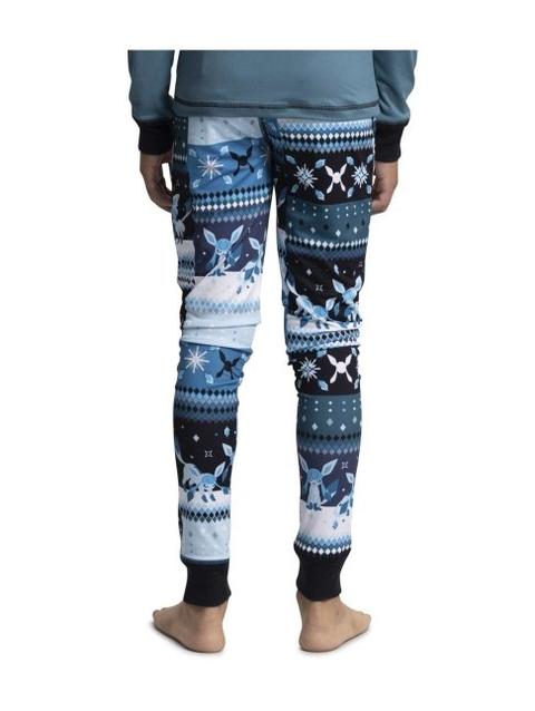 Glaceon Blue & Black Pajama Pants - Youth