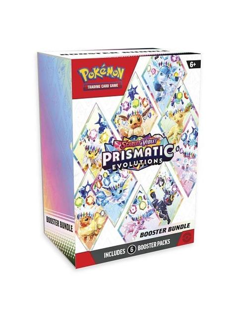 Pokémon TCG: Scarlet & Violet-Prismatic Evolutions Booster Bundle (6 Packs)